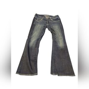 Vintage Women 2009 American Eagle Jeans Artist Flare Stretch Sz 12